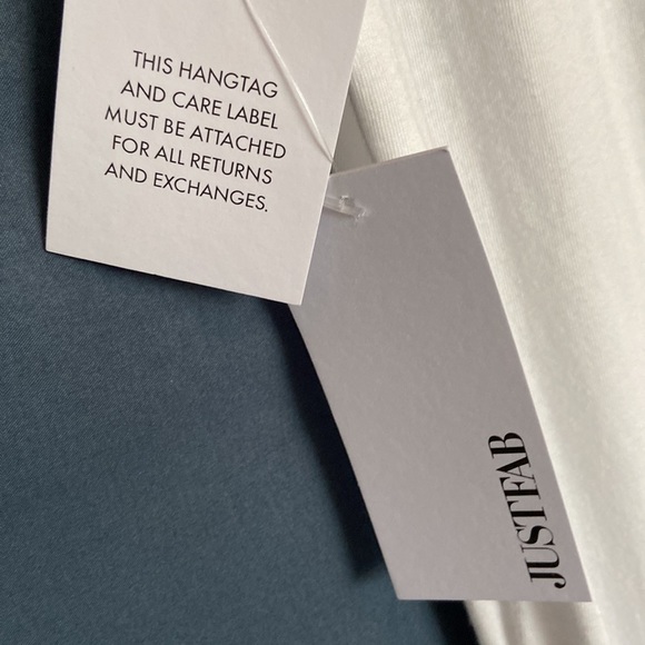 JUSTFAB Dress-NWT-Young Women Sz-S- Versatile White Beach/Pool/Robe/Coverup/Maxi - Picture 11 of 12